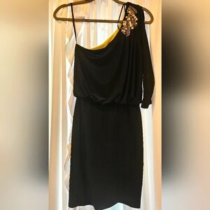 CITY Studio Black off the shoulder Black DRESS